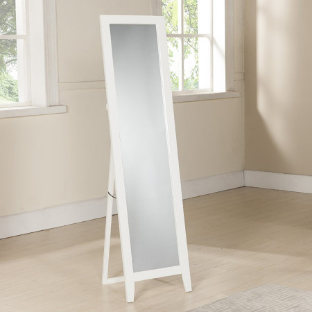 White : Khung Gương Gỗ Sồi Toàn Thân - H 1m6